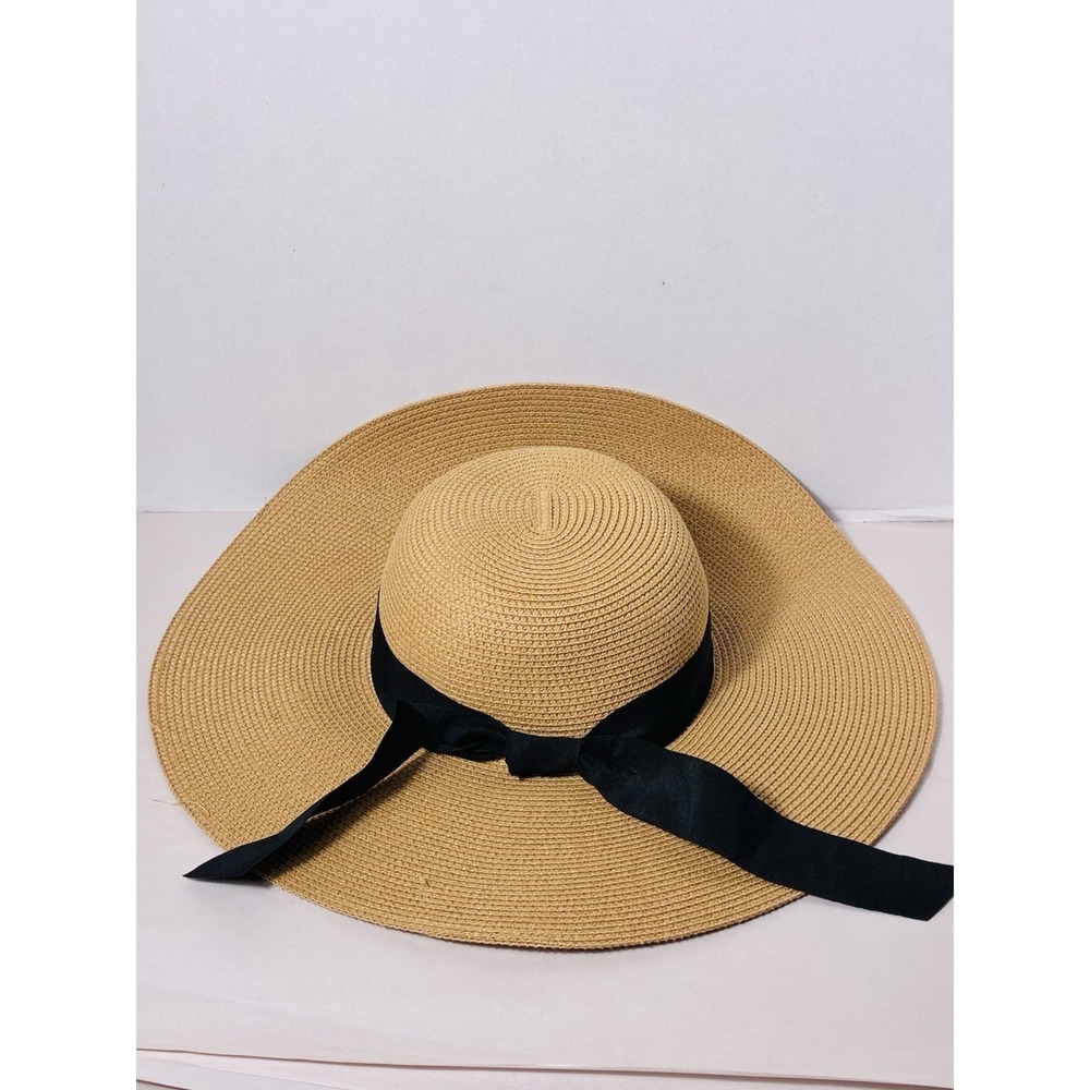 furtalk womens adjustable sun hat wide brim UPF 50 kahki Sz M/L Beach Resort